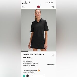 Lululemon Swiftly Tech Relaxed-Fit Polo Shirt